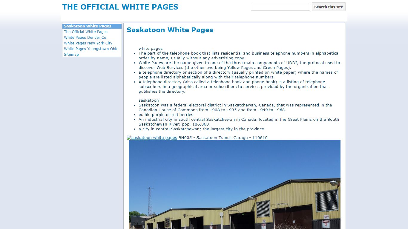 THE OFFICIAL WHITE PAGES - sites.google.com